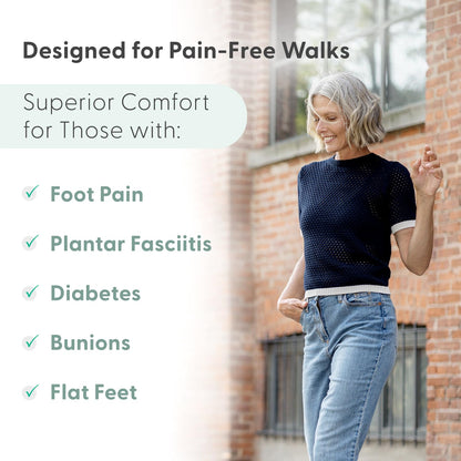 Orthofeet Women's Orthopedic Knit Kita Hands-Free Sneakers, Floral Pink, Size 8