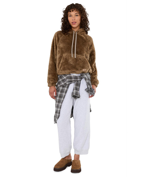 UGG, Women's, Loyra Hoodie II, Coffee Grounds, L