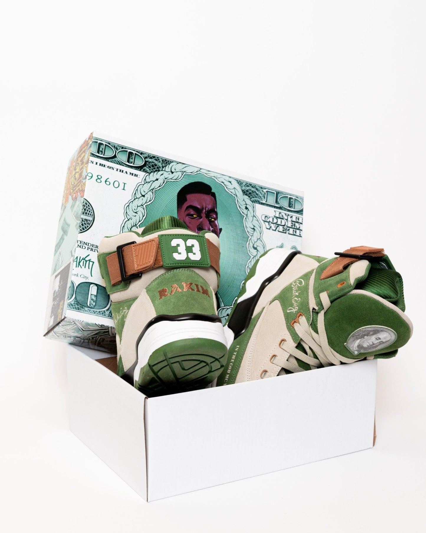 Ewing Patrick Athletics 33 HI x Rakim Pelican/Willow/Almond Paid in Full 1BM02397-252