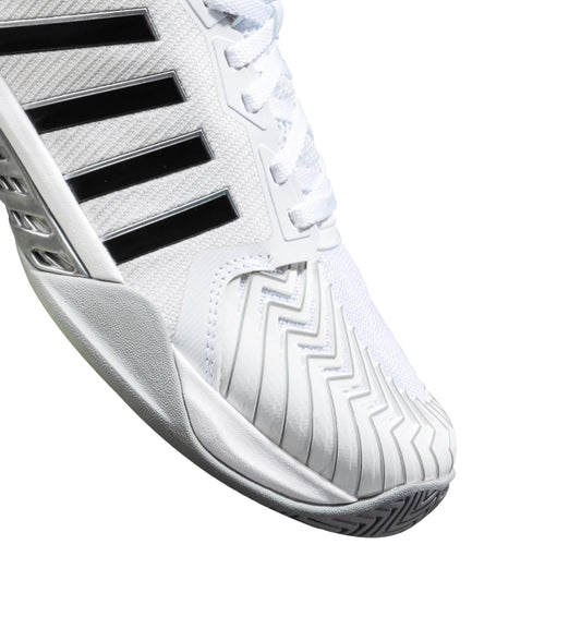 K-Swiss Men's Pickleball Supreme Shoe, White/High Rise/Black, 8.5 M
