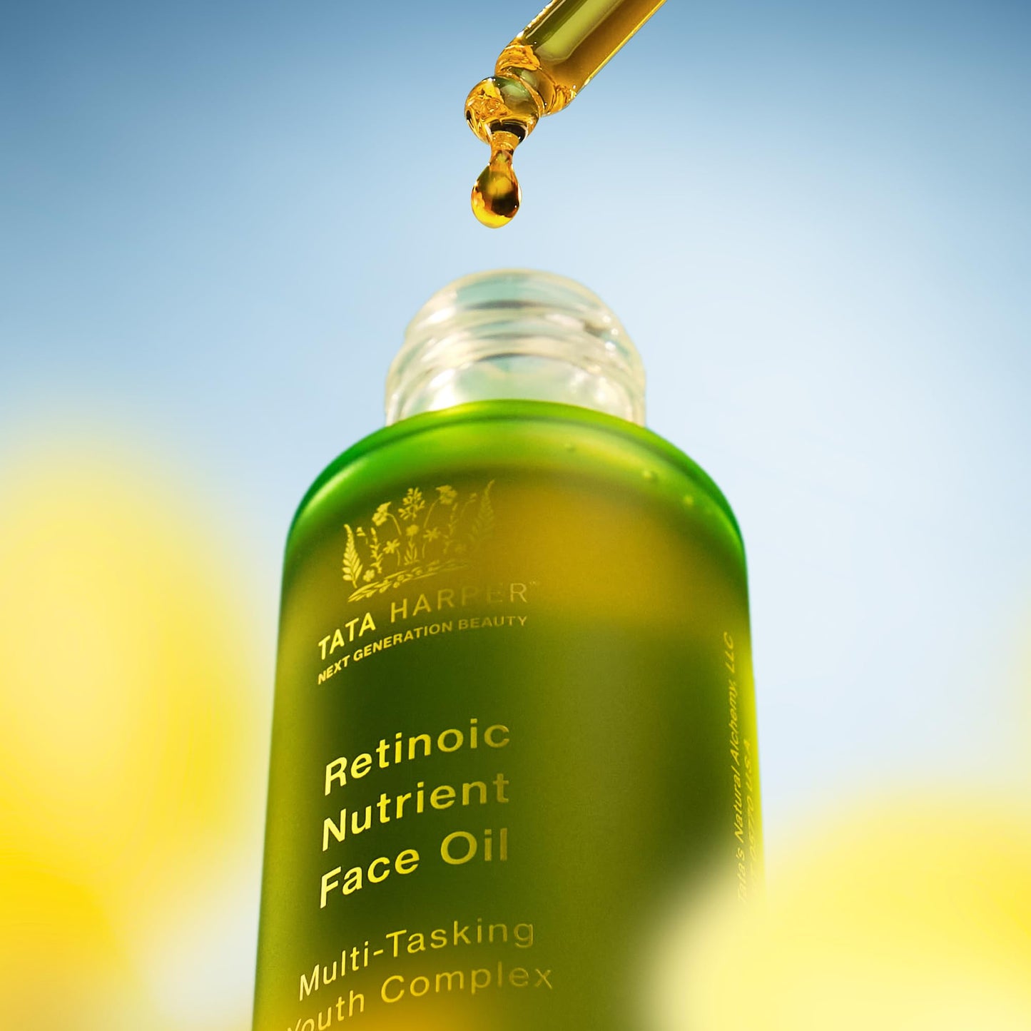 Tata Harper Retinoic Nutrient Face Oil, Nourishing Face Oil, Botanical Retinol Alternatives, Natural Skincare, 30ml