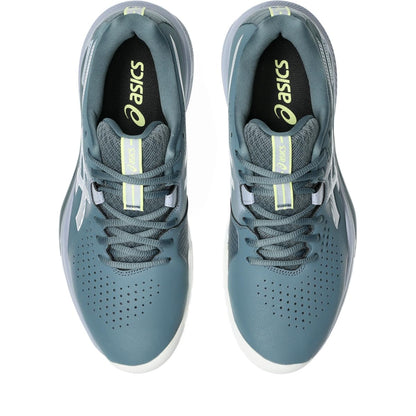 ASICS Men's Gel-Challenger 15 Tennis Shoes, 7.5, IRONCLAD/Grey Blue
