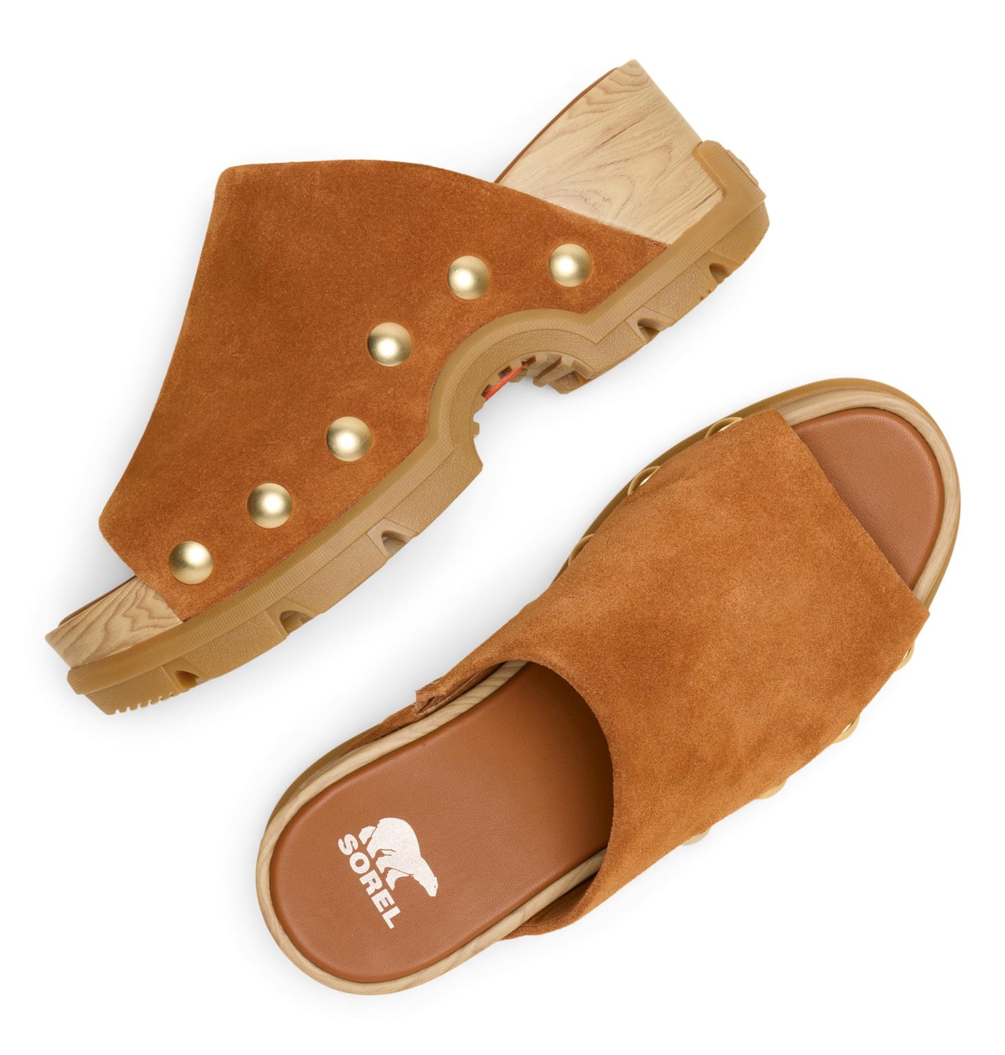 Sorel Women's Roam'n Slide, Iced Tea/Gum 16, 11 Regular