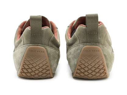 Cole Haan Men's Grandpro Lemans Sneakers, Dusty Olive Suede/Tuscan Sand/Light Whiskey, 13-M US