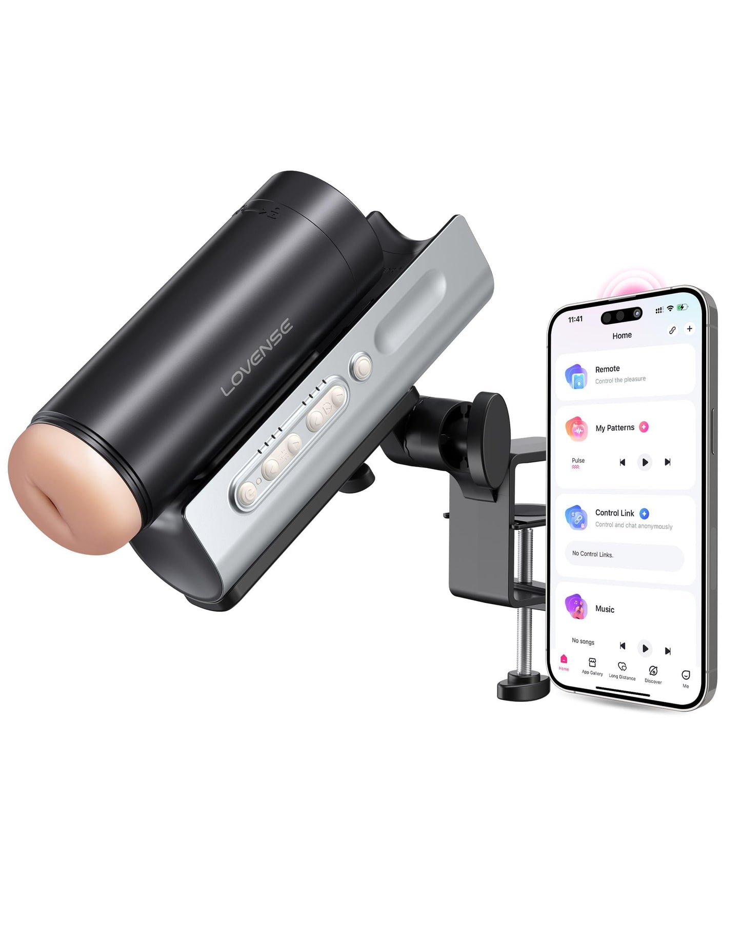 LOVENSE Solace Pro Automatic Male Masturbators, App Remote Control Pocket Pussy Thrusting Blowjob Sex Toys - Machines & Devices for Men Pleasure Adjustable Male Stroker with Immersive AI/VR Experience
