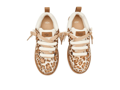 UGG Women's Lo Lowmel Plains Sneaker, Felicity Leopard Jasmine, 5