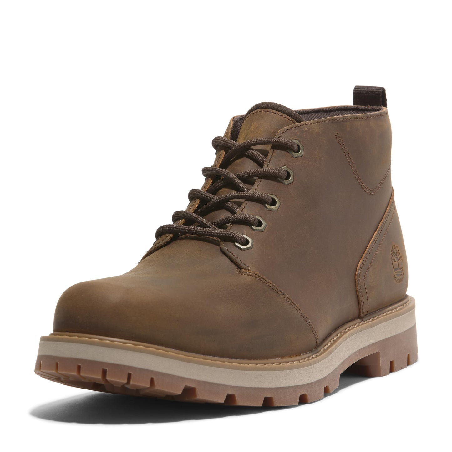 Timberland Men's Britton Road Mid Lace Up Waterproof Chukka Boot, Rust Full Grain, 11 Medium