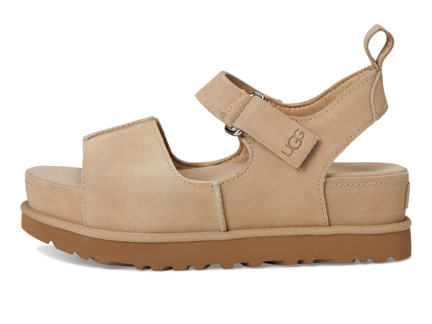 UGG Women's Goldenstar Hi Sandal, Sand, 8.5