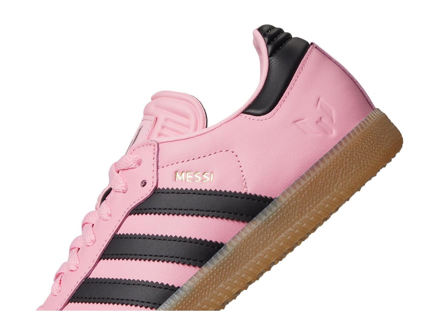 Adidas Men's Samba Messi Light pinkCore Black/GUM4 6 US