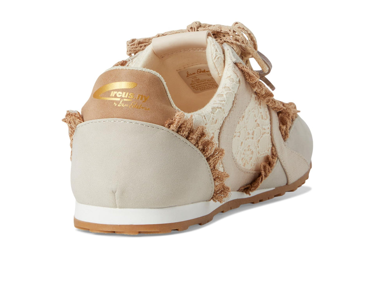 Circus NY by Sam Edelman Women's Nash Lace Sneaker, Vanilla Bean, 7.5