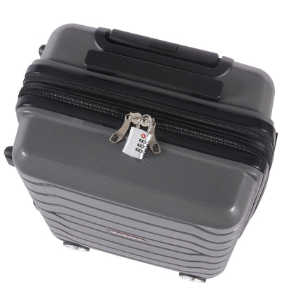 WITIS Wine Travel Luggage for 6-Bottle. Unbreakable Insulated Bag & Ice Pocket, TSA Lock, Spinner Wheels, Expandable (DG, 6)