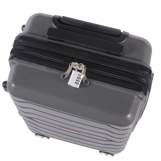 WITIS Wine Travel Luggage for 6-Bottle. Unbreakable Insulated Bag & Ice Pocket, TSA Lock, Spinner Wheels, Expandable (DG, 6)