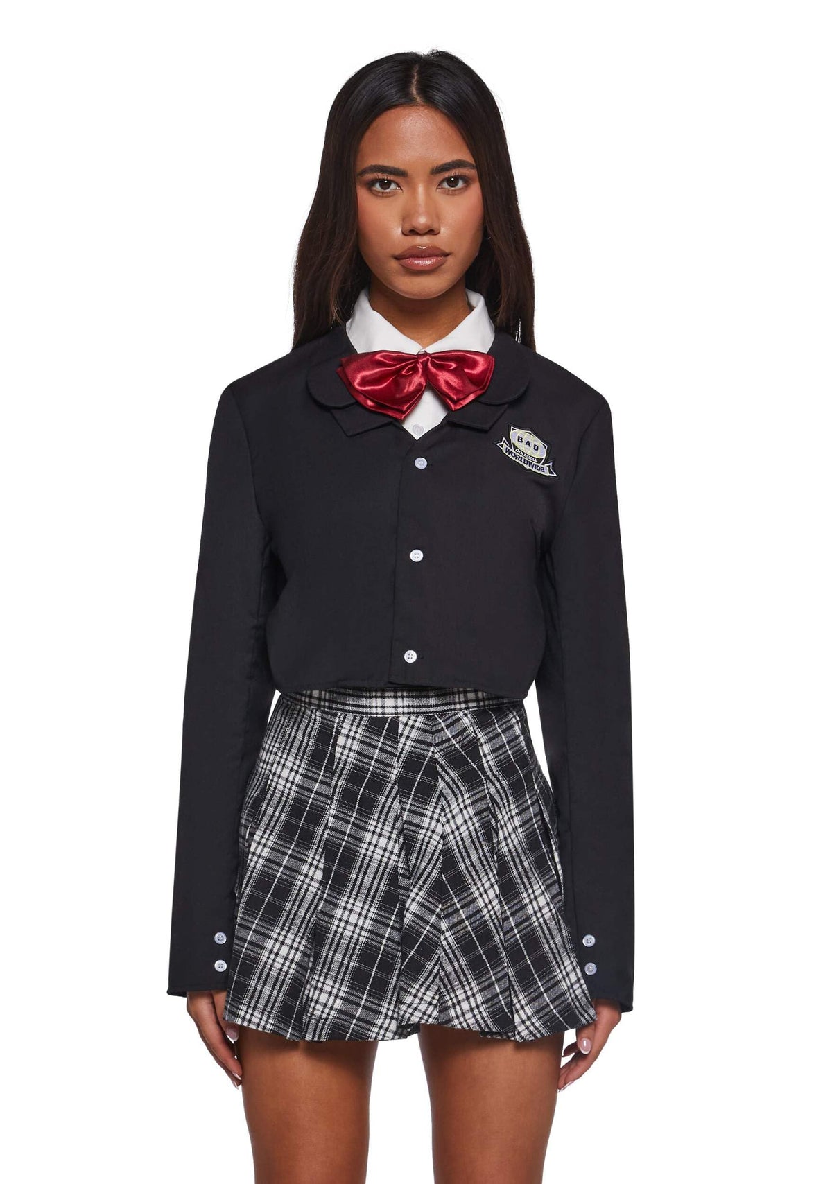 Dolls Kill Sadistic School Girl Costume for Women - The Bride Uma by Trickz N' Treatz