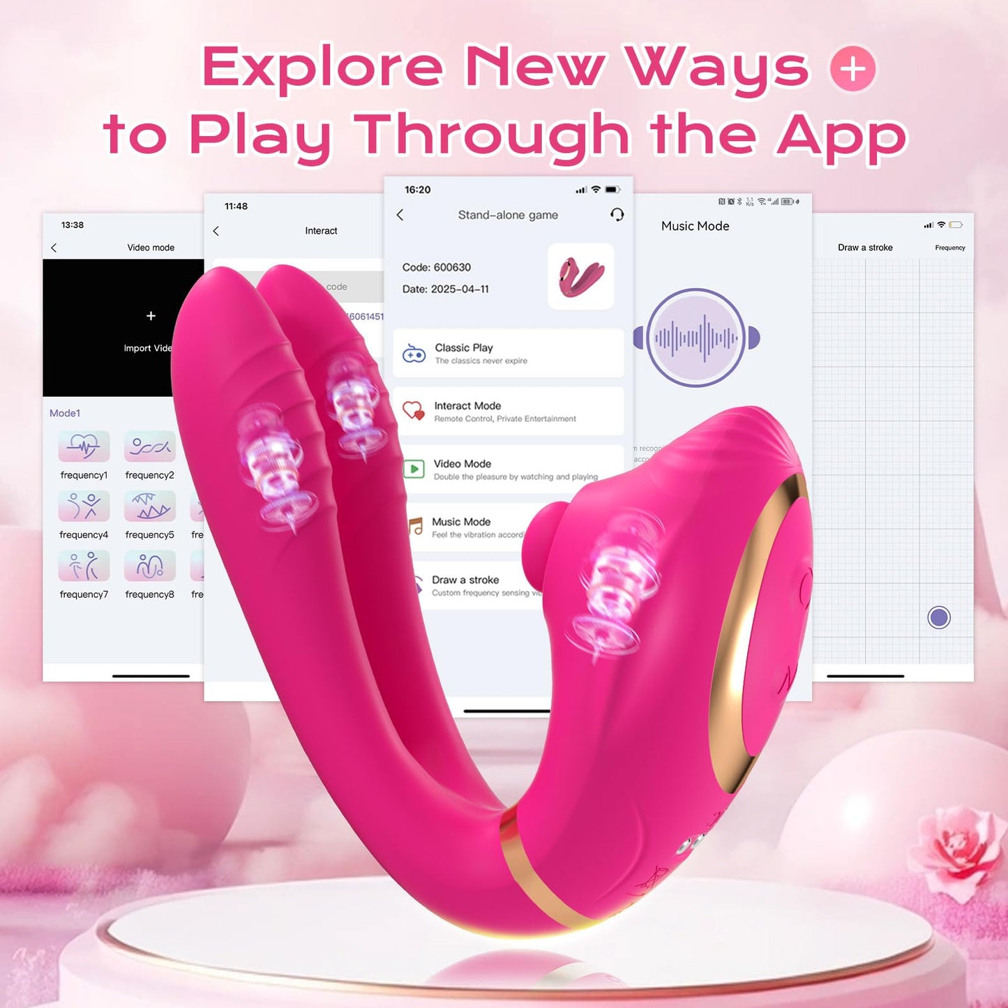 Couples Sex Toys APP Remote Control Wearable Vibrator, Adult Women Sex Toys with 9 Flapping & 9 Vibrating Clit Penis G-Spot Vibrators, Adult Toys for Womens Sex Toy Juguetes Sexuales Sex Novelties