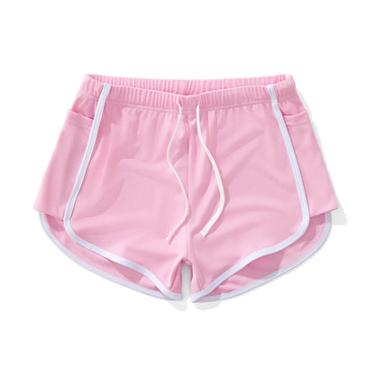 Pink Men's Mesh Shorts Vintage Gym  Pink