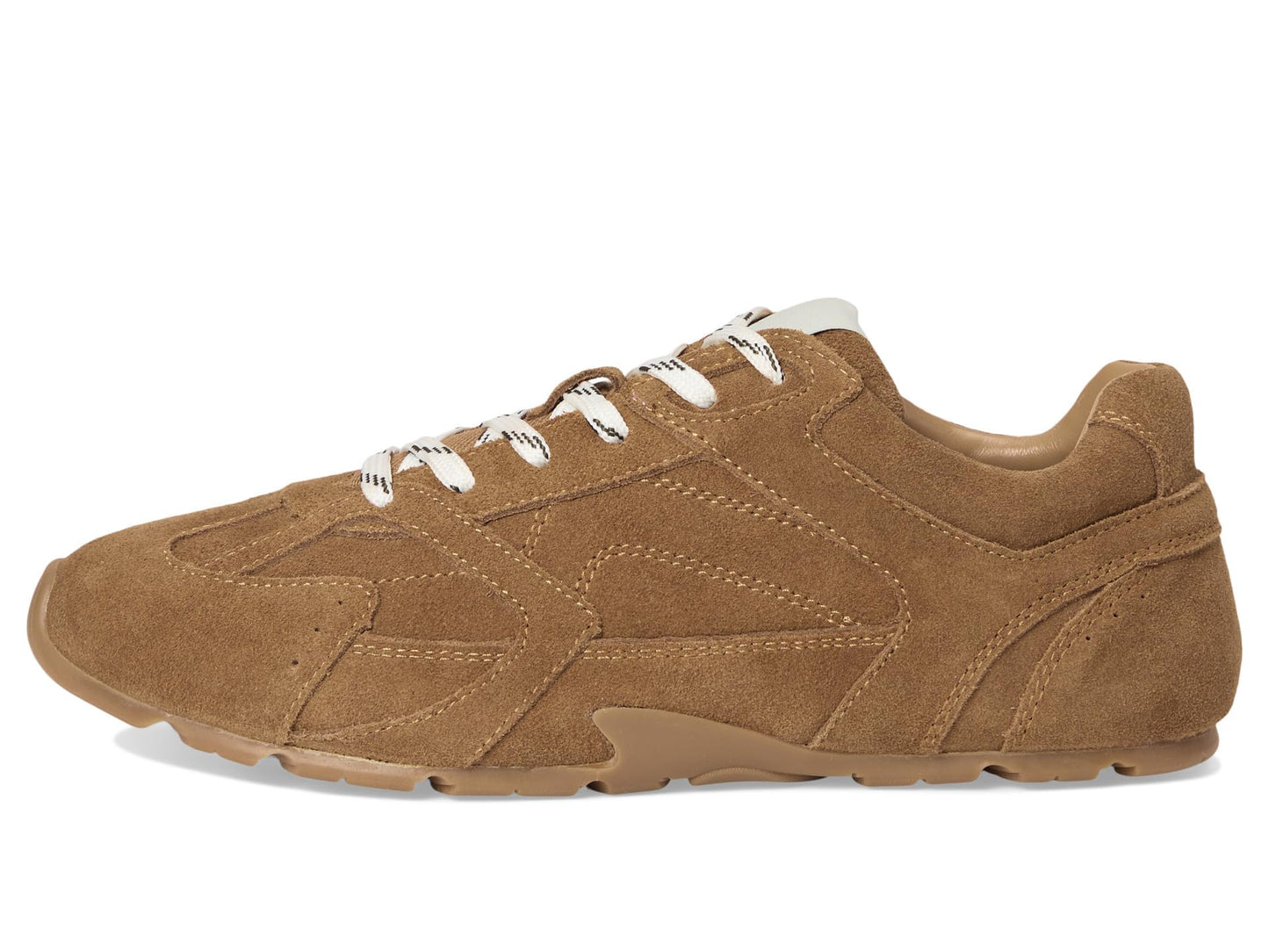 Steve Madden Women's Aziel Sneaker, Camel Suede, 7.5