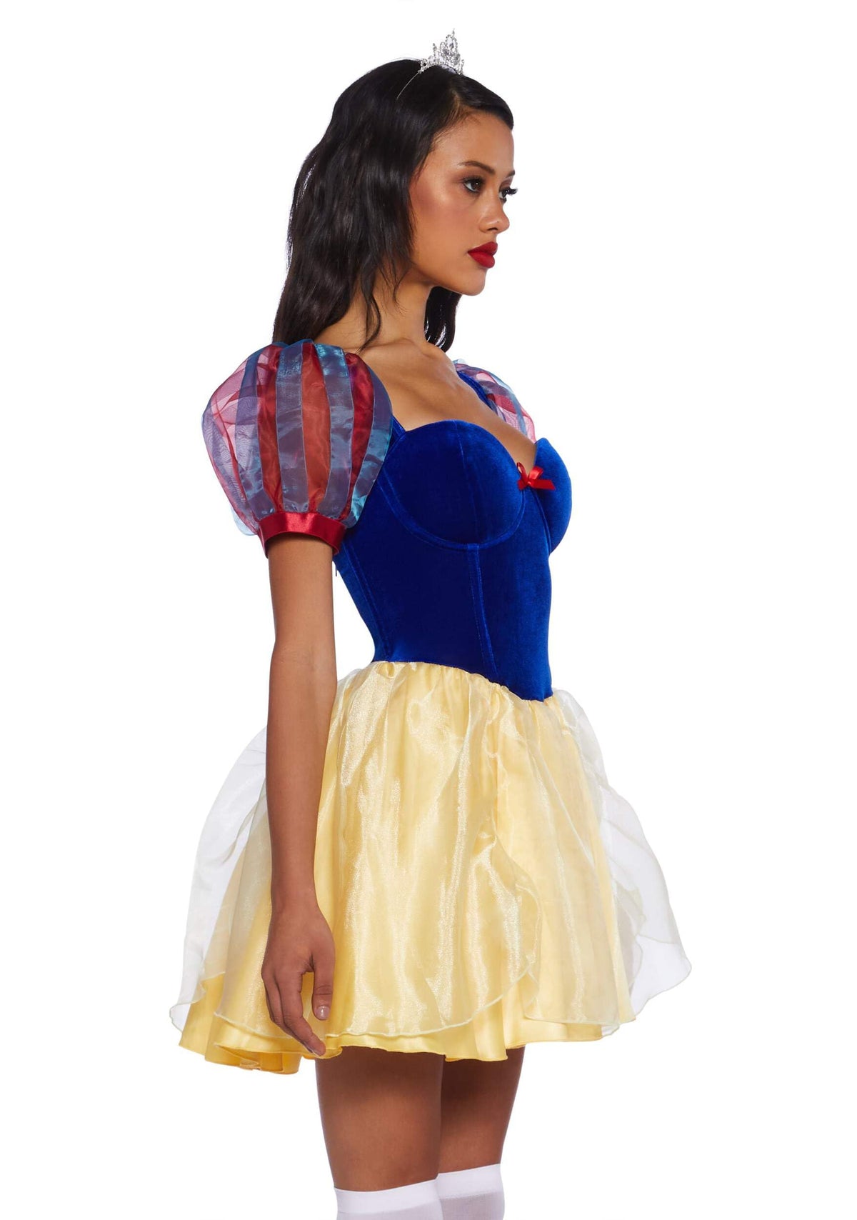 Dolls Kill Fairest Princess Costume - White Snowy Princess Outfit by Trickz N' Treatz - XX-Small