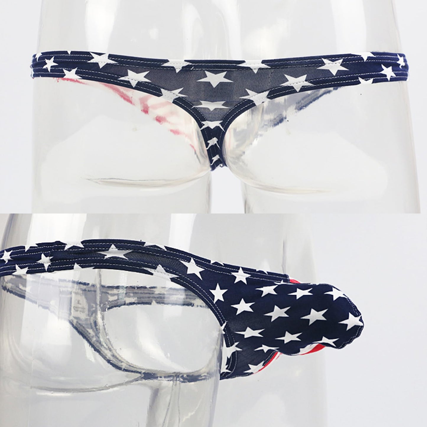 Men's USA American Flag - G-String Sexy Underwear