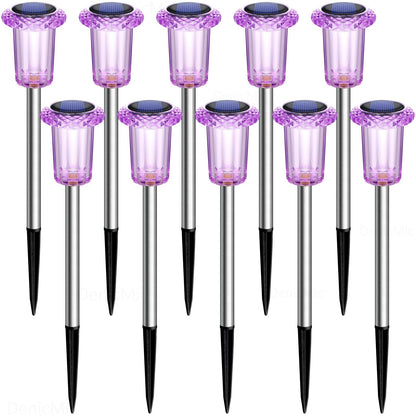 Solar Halloween Lights Outdoor Waterproof 10 Pack Halloween Decor