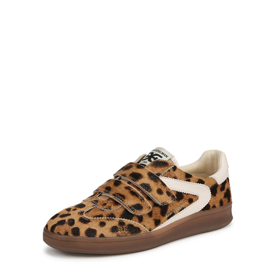 Sam Edelman Women's Talia Sneaker, Brown Leopard Multi, 7.5