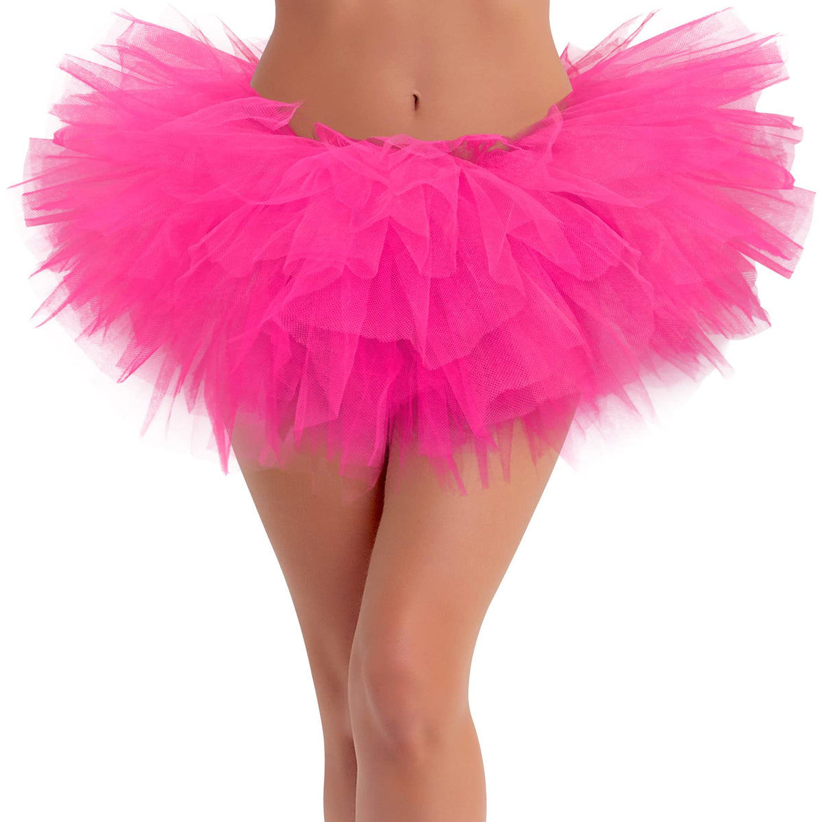 Sissy Crossdressing Tutu Skirts for Women Hot Pink Tutus Neon Pink Plus Size