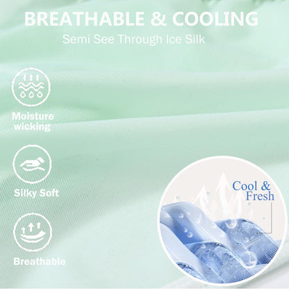 Men 's Underwear Briefs Bikini Silk Moisture Wicking Cool Breathable Underwear for Men Pouch Pack