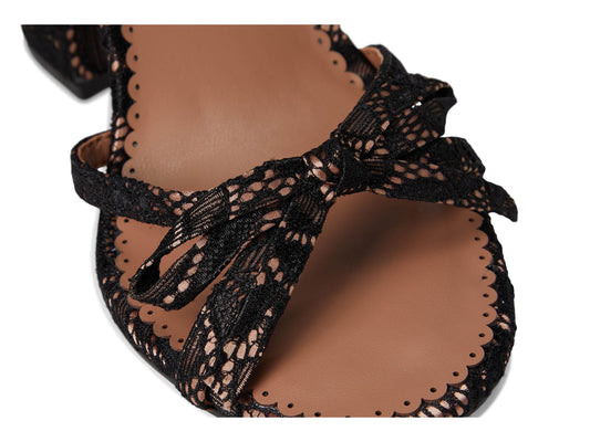 Steve Madden Women's Hara, Black Lace, 9.5 Medium