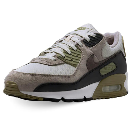 Nike Air Max 90 Men's Shoes (DM0029-011, Light Bone/Neutral Olive/College Grey/Cave Stone) Size 8