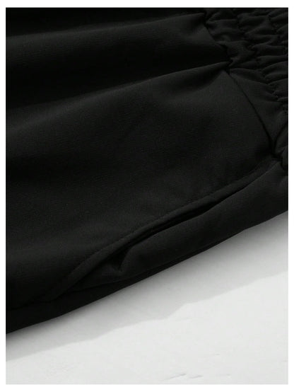 RoseSeek Men's 2 Piece Workout Tracksuit Sleeveless Hoodie Tank Top and Track Shorts Clothing Set Black Small