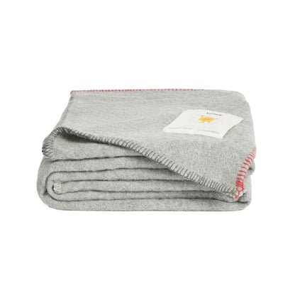 UnHide Knit Alpaca Blanket - 60" x 80" Ultra-Soft & Lightweight Throw - Made with Alpaca & Merino Wool - Sustainable & Ethically Sourced - Silver Fox