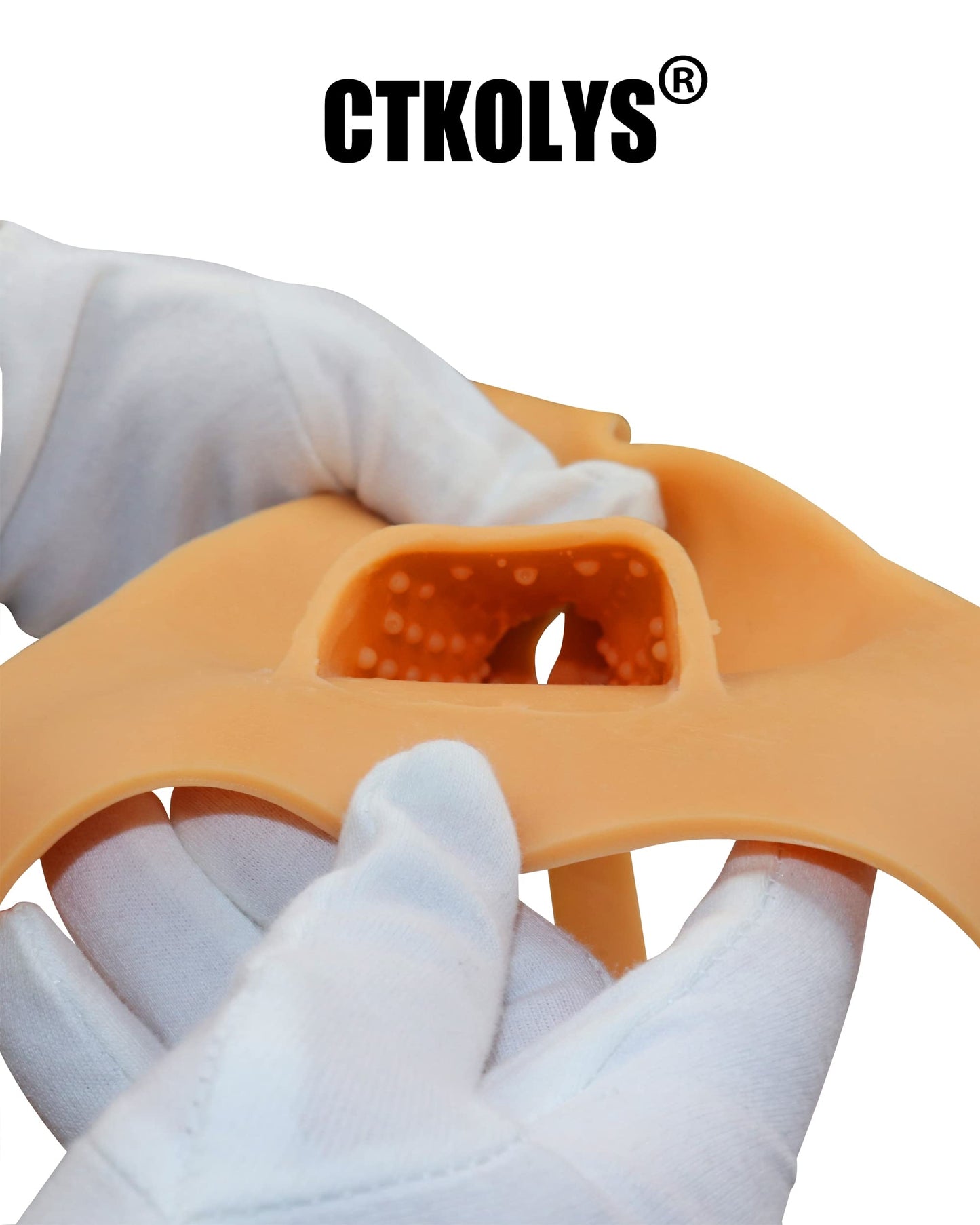 CTKOLYS Men's Camel Toes Panty Hiding Gaff Silicone Double Thong for Crossdresser Transgender 1G 2G Cyber Skin,Color1 has hair,One Size