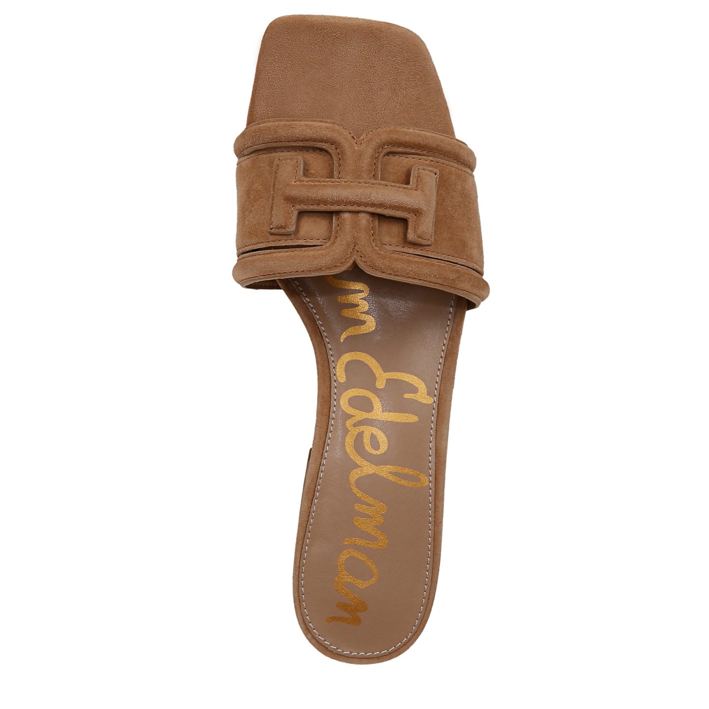 Sam Edelman Women's Waylon Slide Sandal Cyprus Tan Suede 8 M