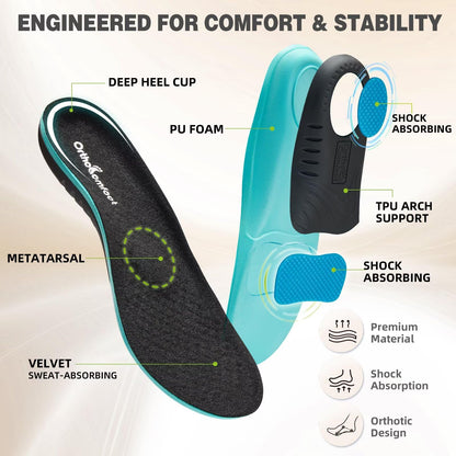 Women's Orthopedic Slip On Slippers Shoes: Comfortable Womens Slip-On for Flat Feet, Light-Weight Slippers for Plantar Fasciitis Relief, Cushioned Rubber Sole Loafers for Comfy Working Black Size 9