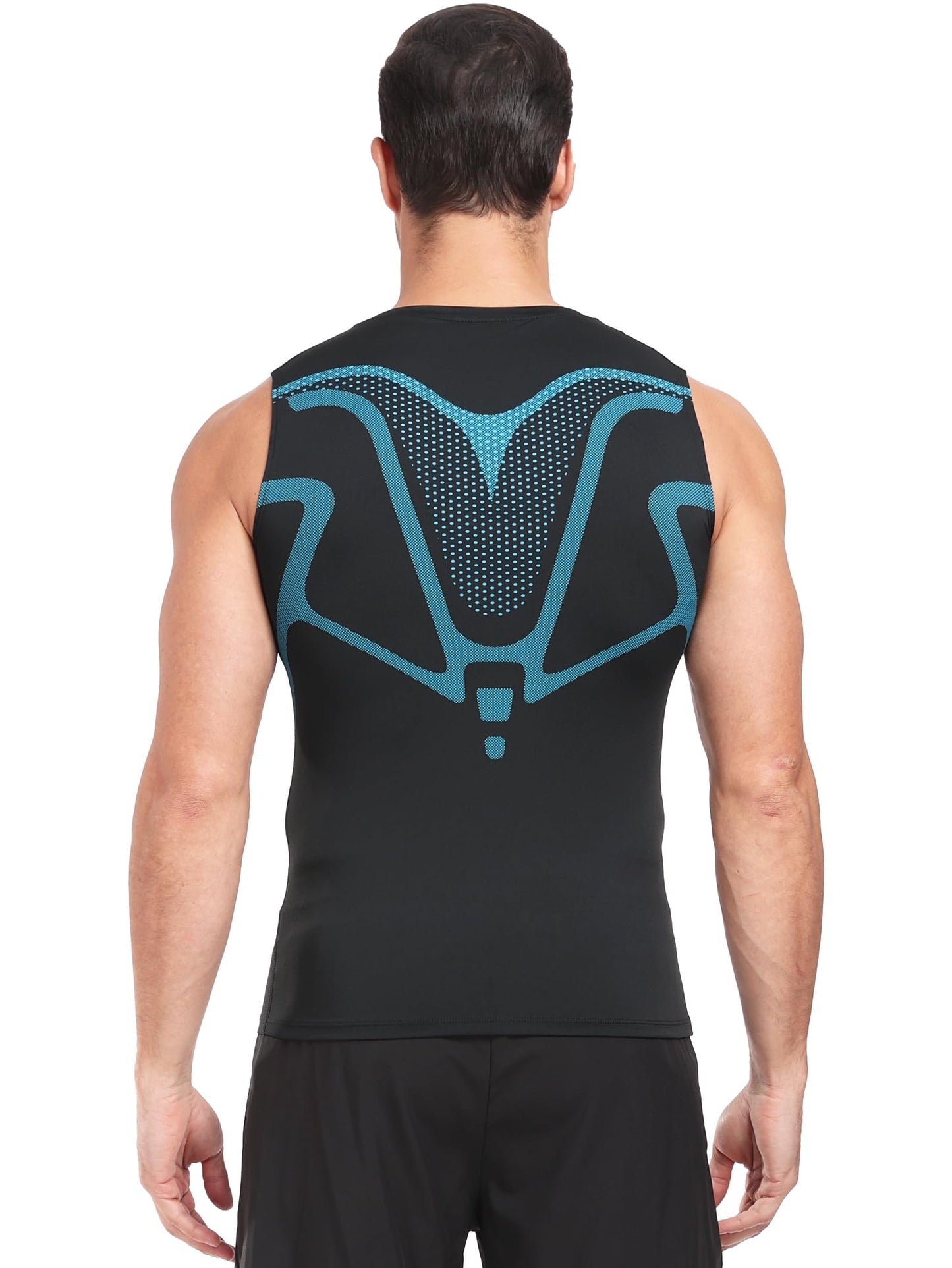 3Pack Mens Running Sport Tank Tops Dry Fit Gym Wicking Athletic Mesh Breathable Cool Workout Sleeveless Shirts Base Layer