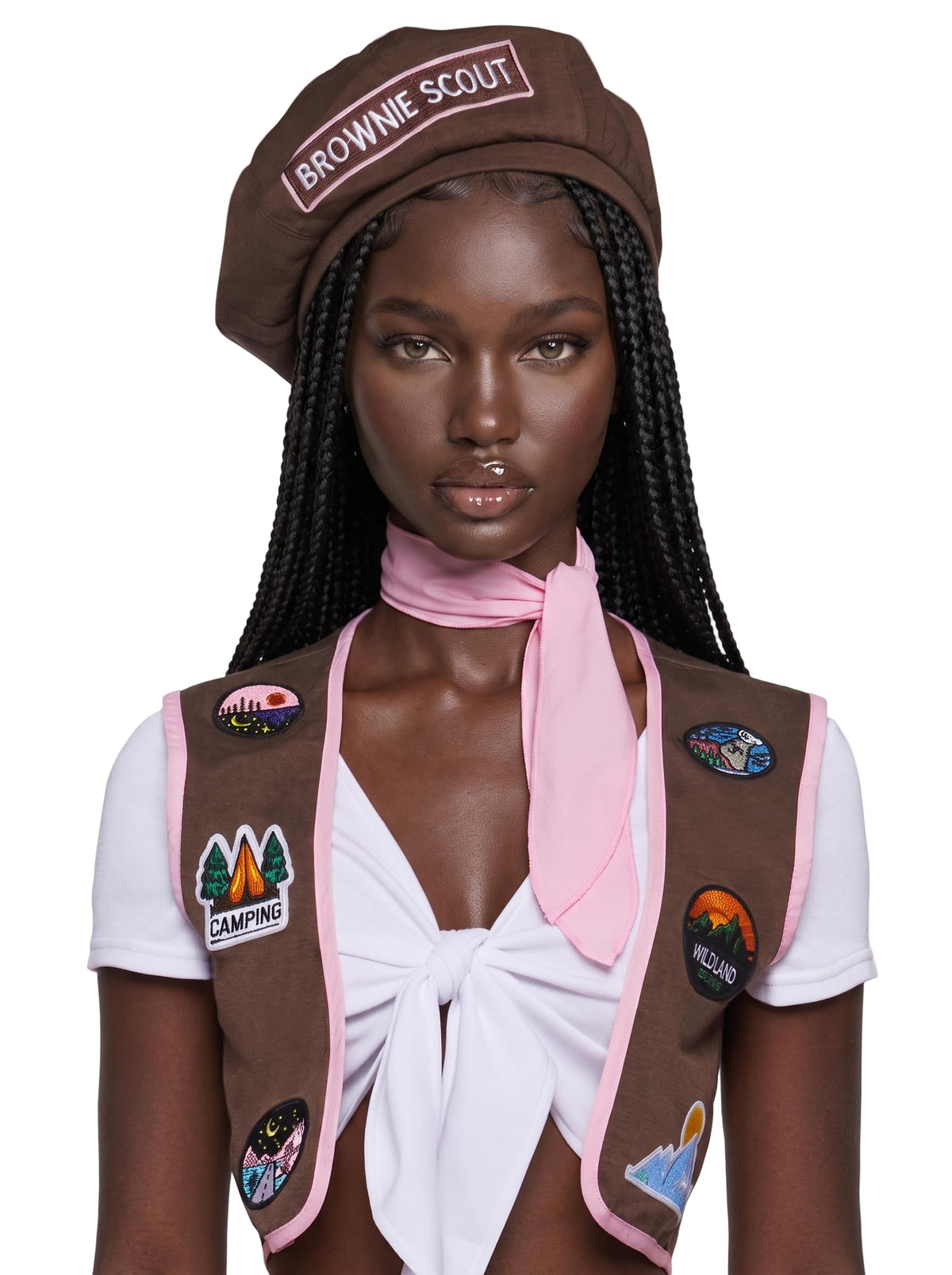 Dolls Kill Camp Scout Costume Set by Trickz N' Treatz, XX-Small
