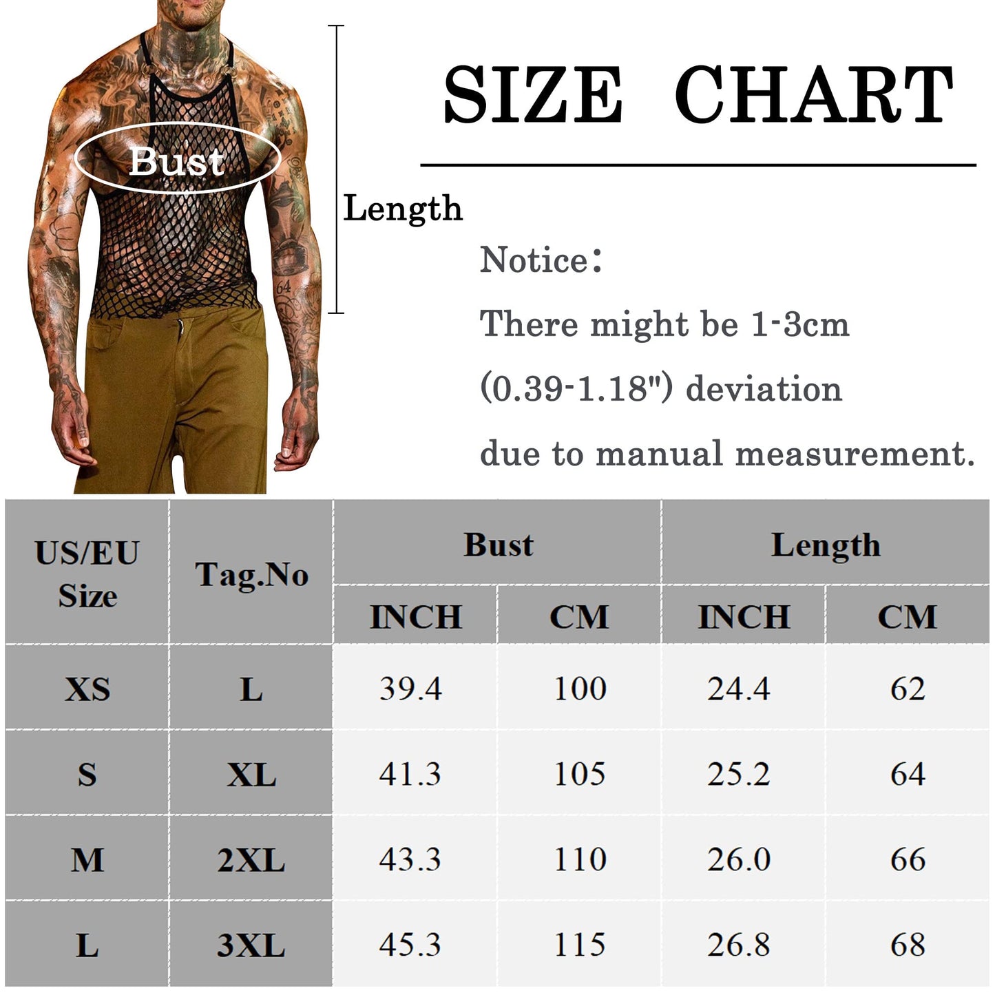 Men's See Through Fishnet Tank Top Sleeveless Racerback Mesh Top Crochet Casual Loose Muscle Shirt Spaghetti Strap Halter Top for Summer 2023 H Black