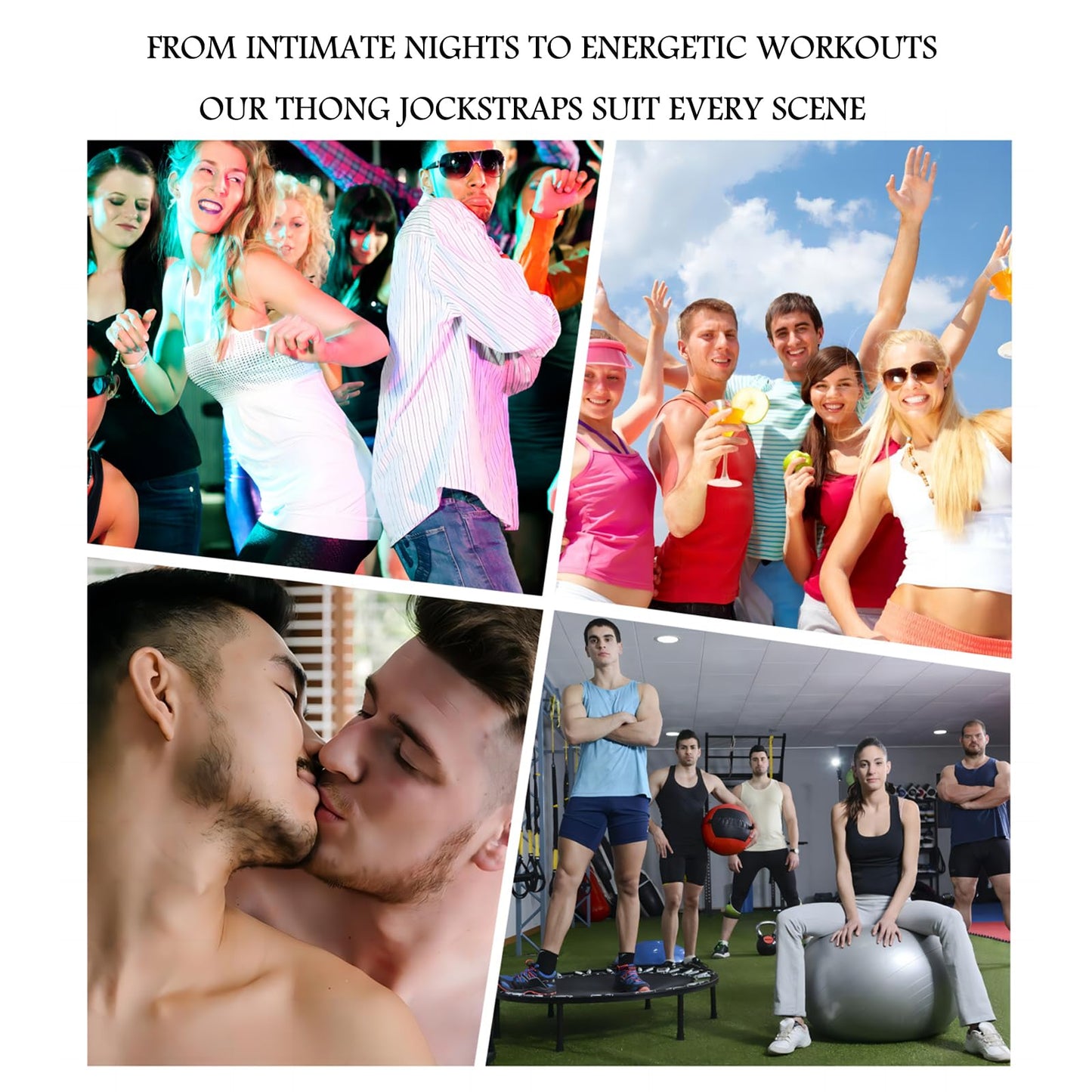 JOCKMAIL 3PCS/Pack Jock straps for Men Breathable Mens Jockstrap Athletic Supporter for Gym,Nightclubs & Special Occasions