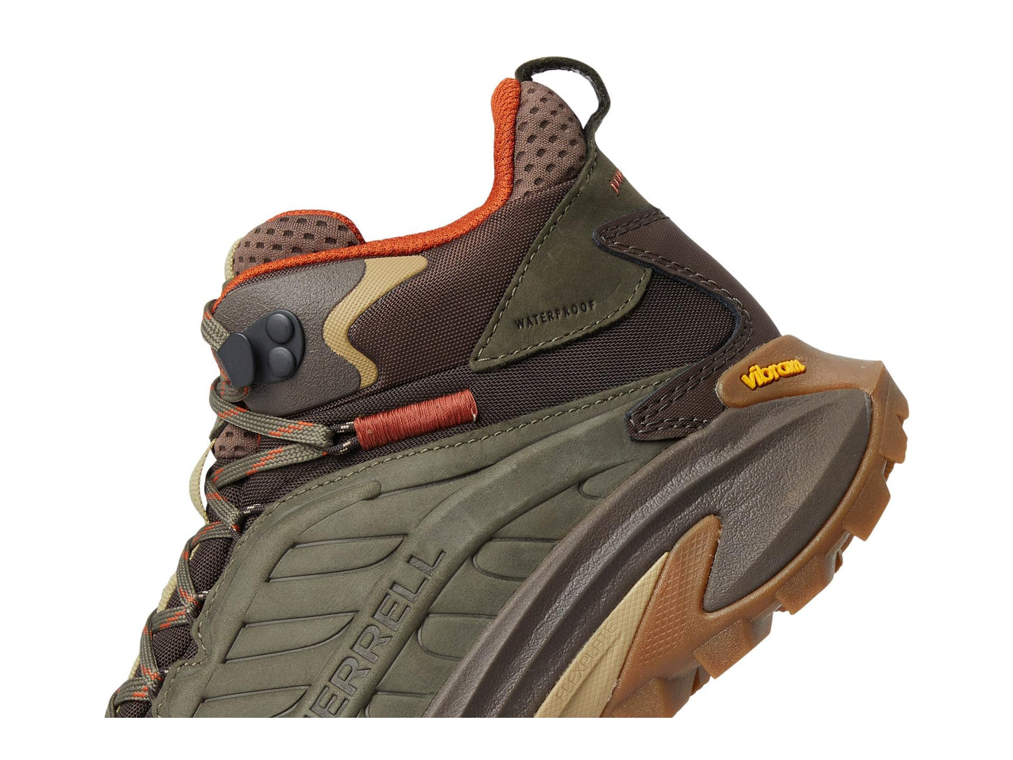 Merrell Men's Moab Speed 2 Leather Mid Waterproof Hiking Boot Olive 14.0 Medium