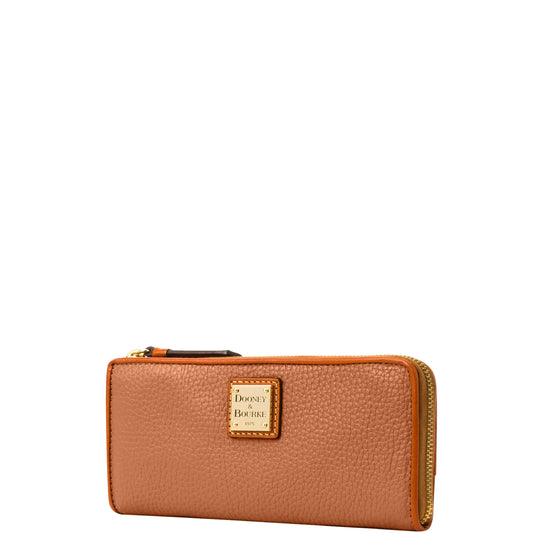 Dooney & Bourke Pebble Grain Zip Clutch