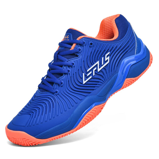 RBEUT Men's Pickleball Shoes - Tennis & Racquetball Anti-Slip Court Sneakers - Cushioned, Breathable for Men and Women Sapphire Blue