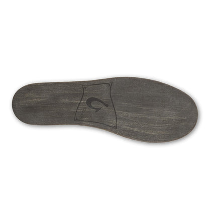 OLUKAI Nohea Slipper, Women's Slip-On Shoes, Genuine Shearling & Premium Nubuck Leather, Drop-in Heel Design, Cozy & Ultra-Soft Comfort Fit, Bone/Bone, 8