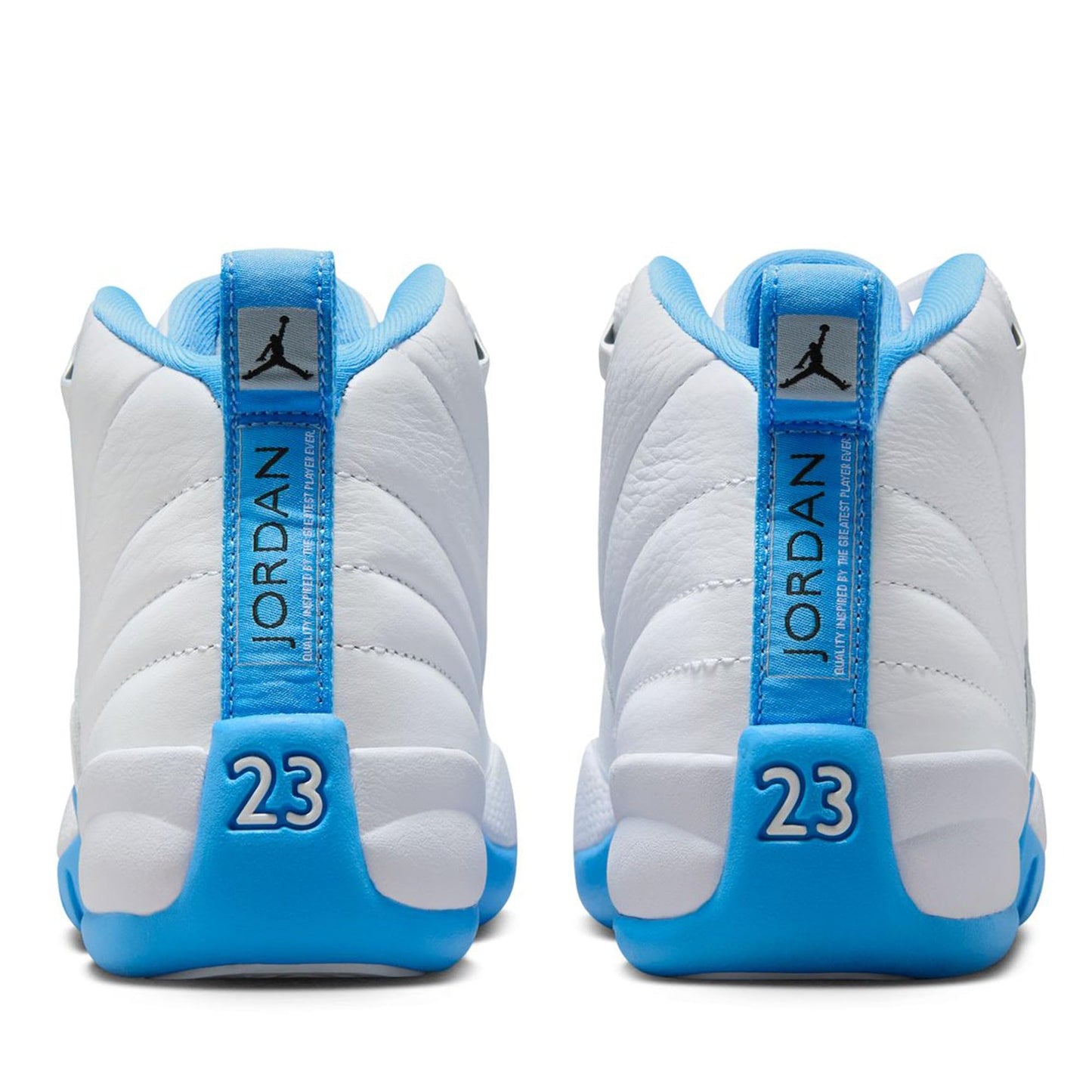 Kids Air Jordan 12 Retro 'White/University Blue'