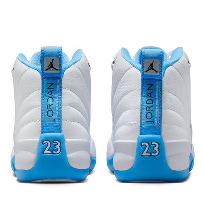 Kids Air Jordan 12 Retro 'White/University Blue'