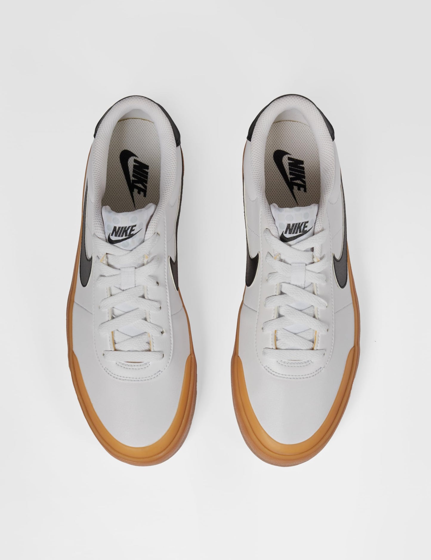Nike Men's Court Shot Shoes, White/Black-Gum Light Brown, 13