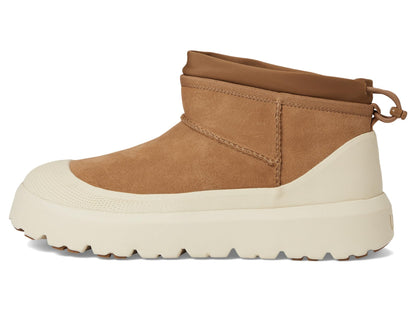 UGG Men's Cl Ultra Mini Weather Hybrid Boot, Chestnut/Whitecap, 9