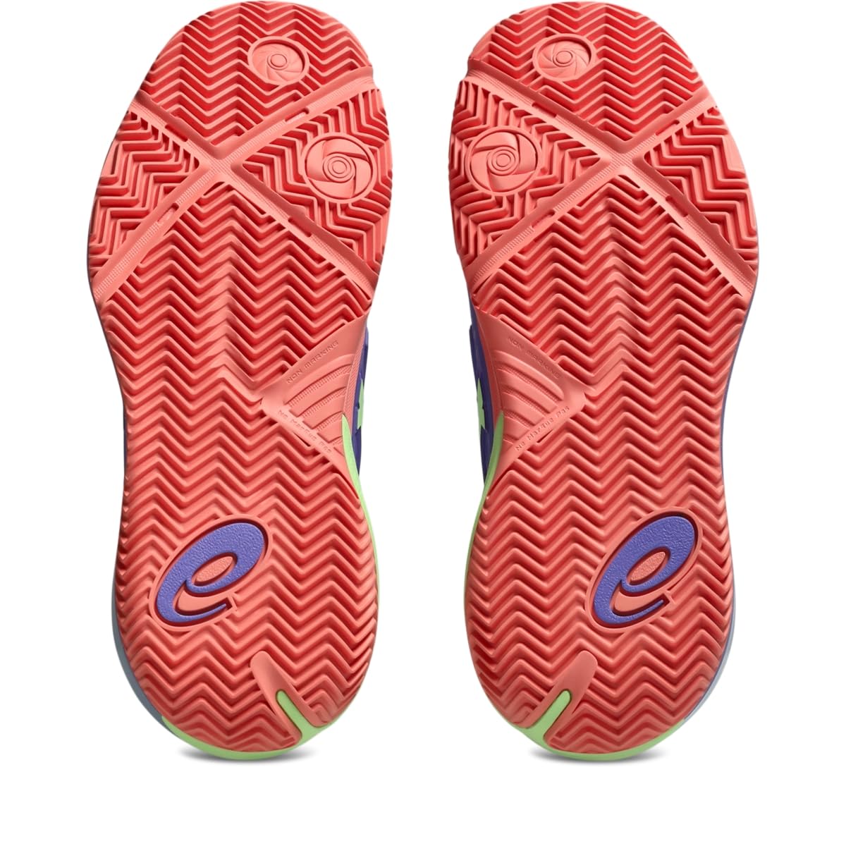 ASICS Women's Gel-Resolution X Padel Tennis Shoes, 5.5, Amethyst/Illuminate Green