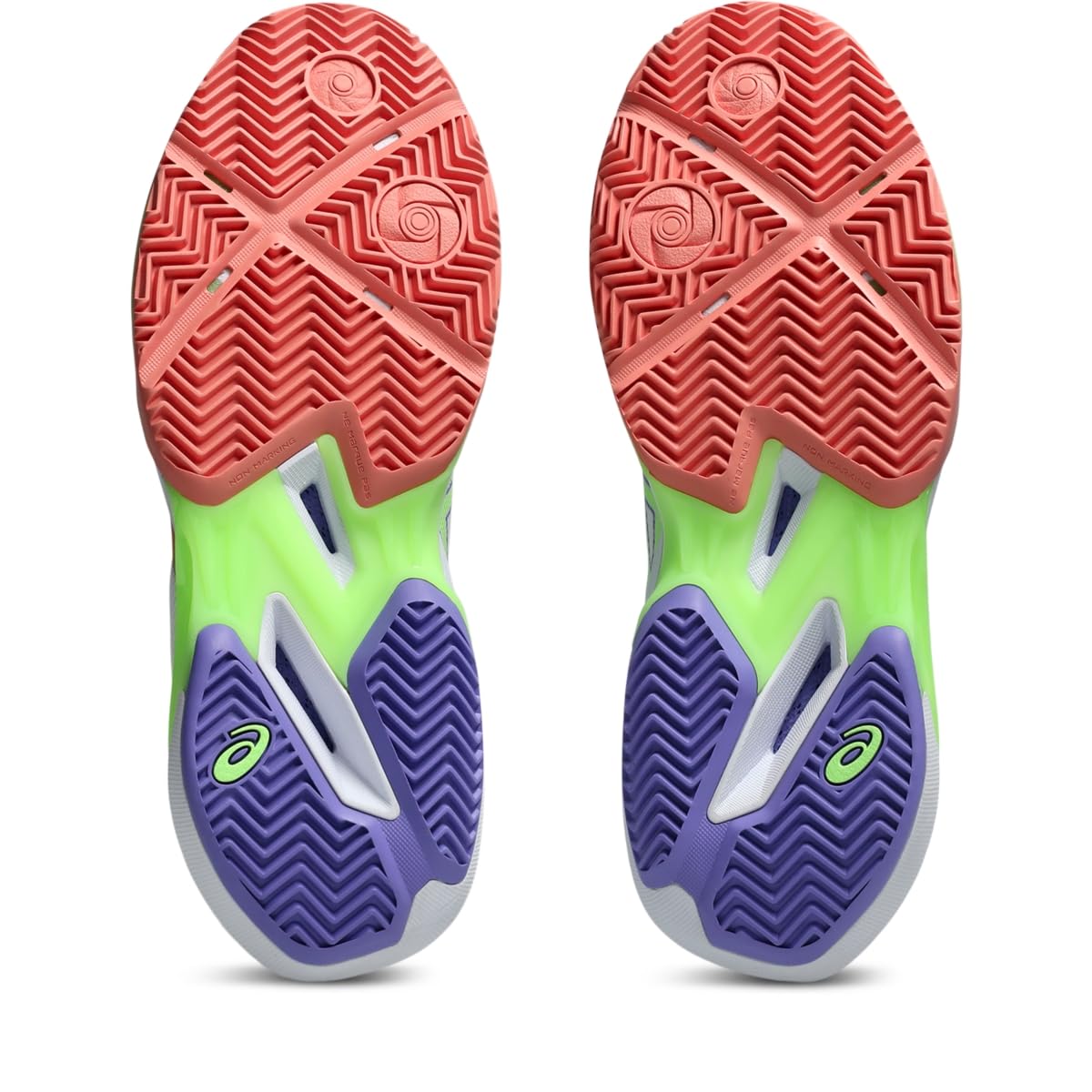 ASICS Women's SONICSMASH FF Padel Tennis Shoes, 9.5, White/Guava