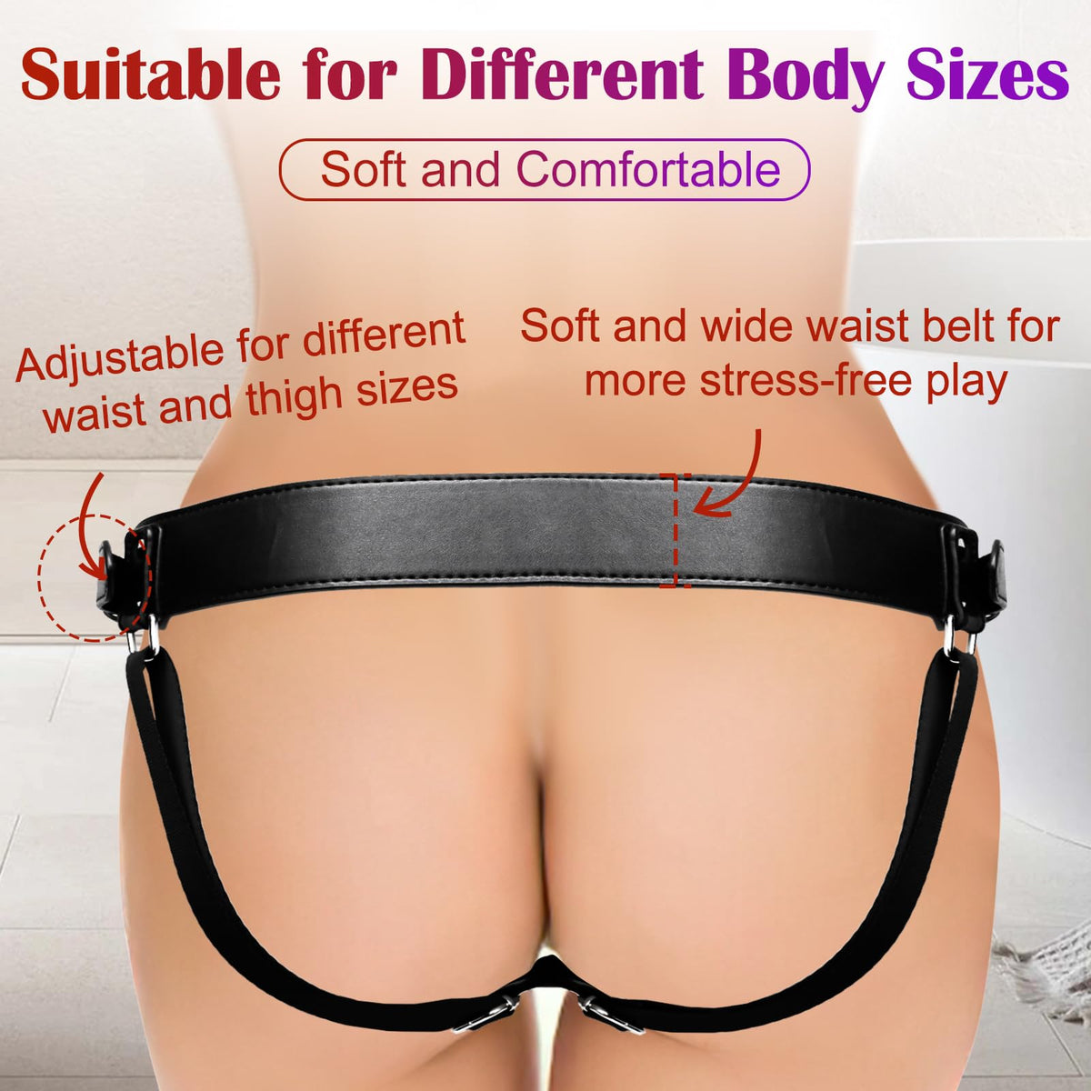 Strap On Dildo Harness Adult Sex Toys for Women Men Pegging Dildo