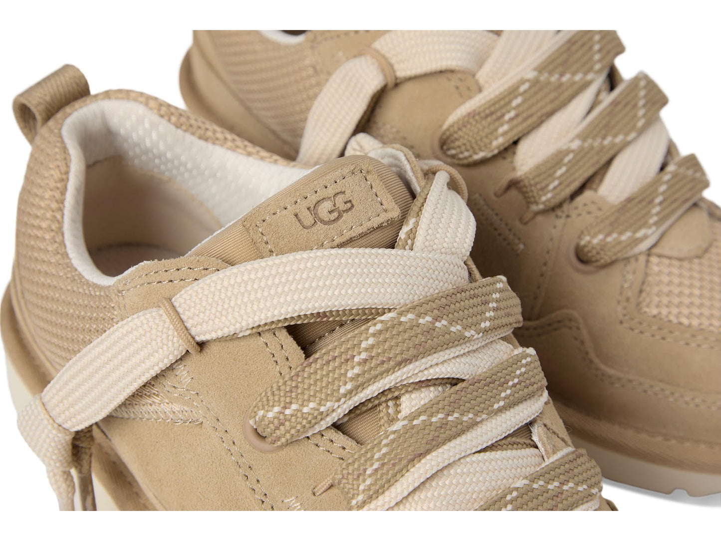 UGG Kids K Lo Lowmel Sneaker, Mustard Seed, 6