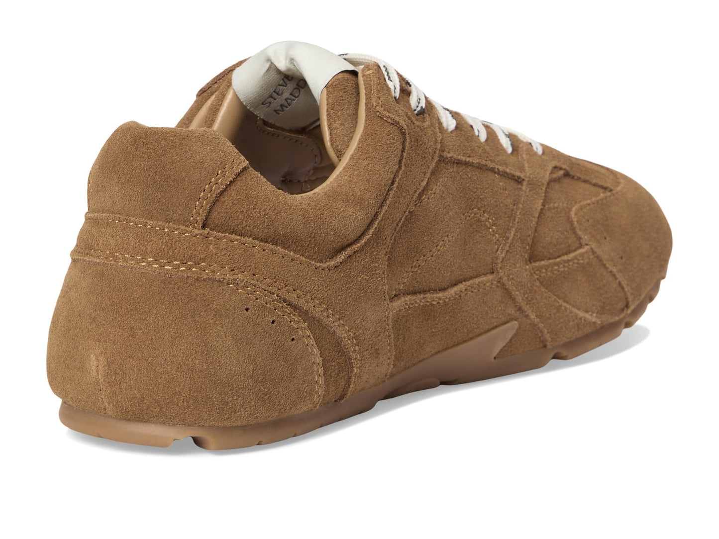 Steve Madden Women's Aziel Sneaker, Camel Suede, 7.5